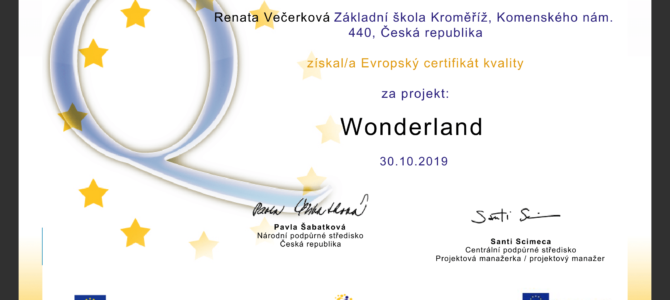 Tři eTwinningové projekty získaly Evropský certifikát kvality